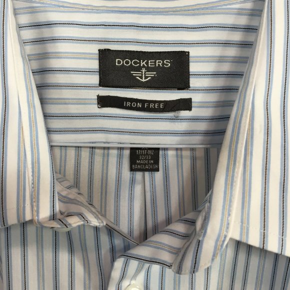 Dockers Striped Dress Shirt (like new) - Picture 2 of 3